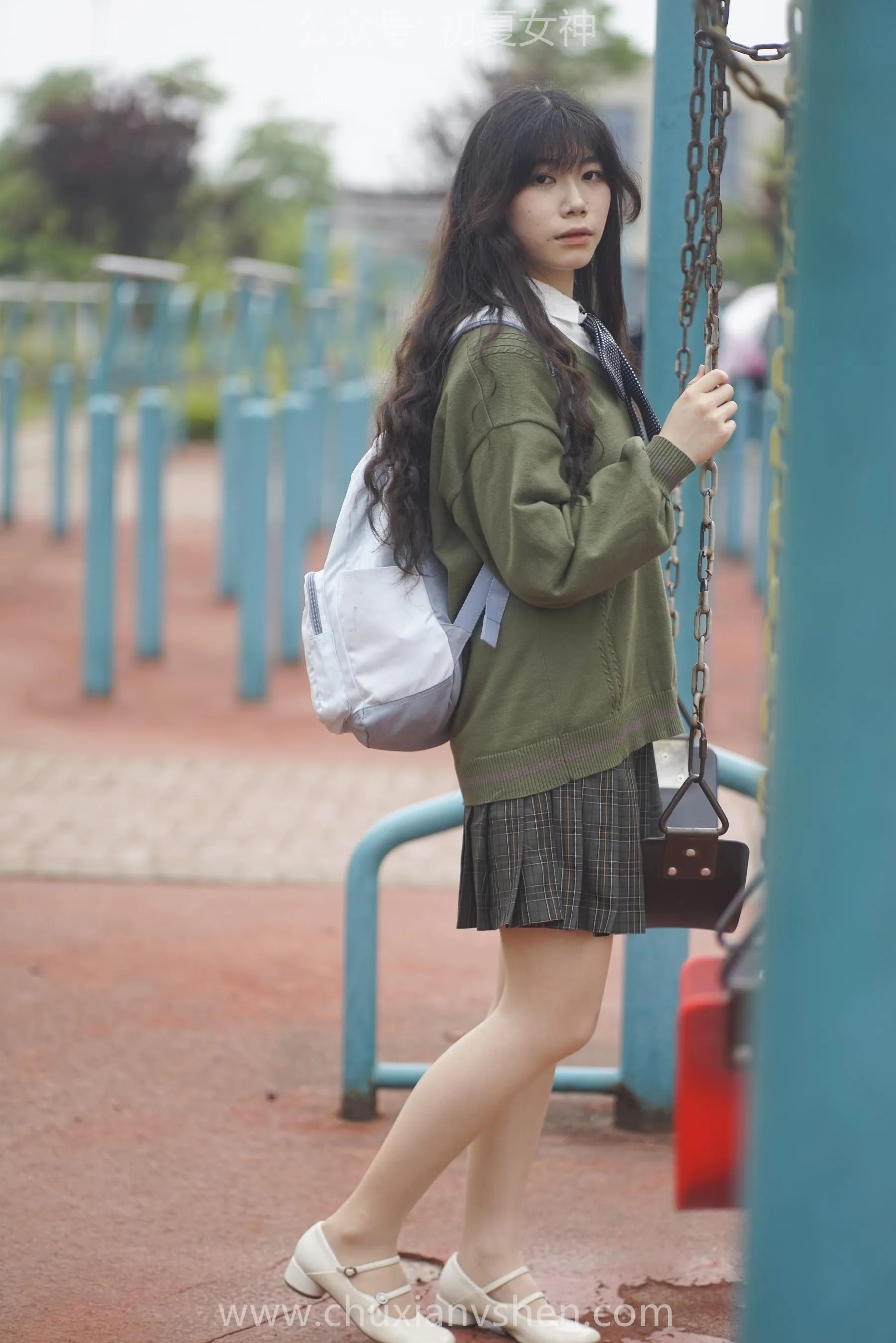 初夏女神 NO.064 欢欢 新晋学妹-学妹的一天 [164P]插图5